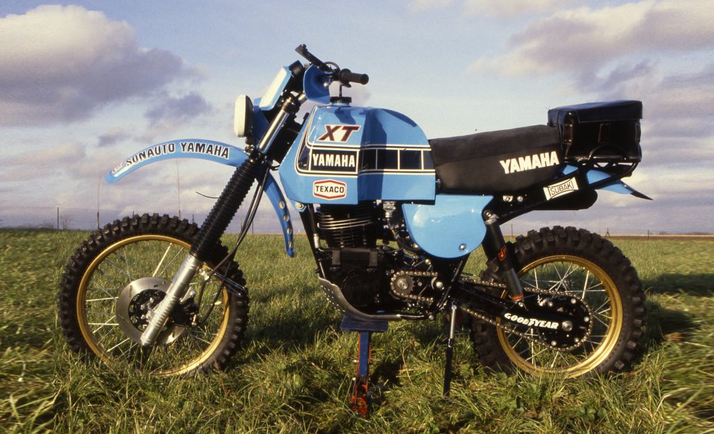 1981: XT500 with Paris-Dakar preparation